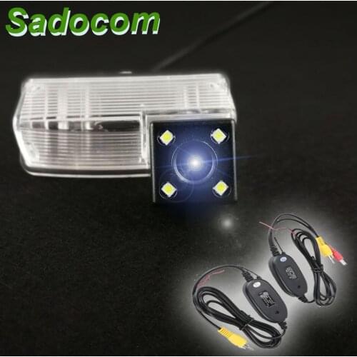 Car CCD Night Vision 4 LED Backup Rear View Camera Parking Assistance waterproof For Toyota reiz 2010 2013 2015 XENIA S80