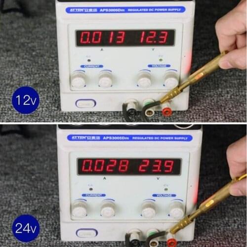 Auto Car Electrical Tester Motorcycle Detector Digital LCD Voltage Testing Pen Tools Diagnostics Tool 6V/12V/24V Repair Parts