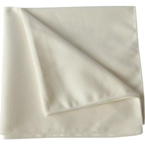 Free Shipping ETA Pure White Watch Wipe Cloth 25*24cm