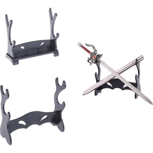 Two Tier Magic Wand Display Stand Storage Rack for Noble Collection Wizard Witch Dumbledore Wands Holder Cosplay Party Favors