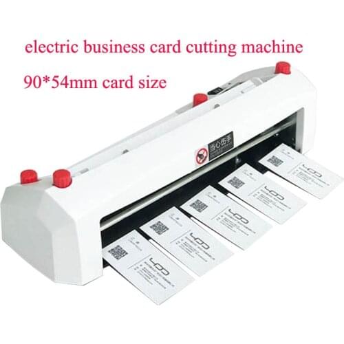A4 size electric card cutter 90*54mm card size SK316 Heavy-duty fine-tuning electric business card cutting machine