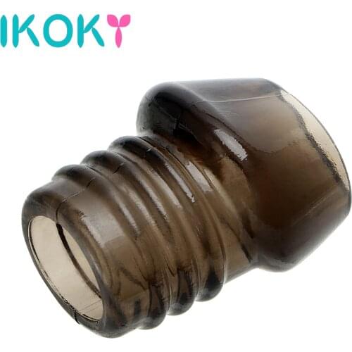 IKOKY Glans Penis Adult Sex Toys Chastity Sex Toys For Men Cock Ring Chastity Belt Delay Ejaculation Penis Ring