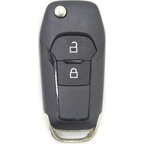 Lockartist Original Auto Car Transponder 2Buttons 433MHz Flip Remote Control Flip Car Key with 49 chip for Ford Escort Free Ship