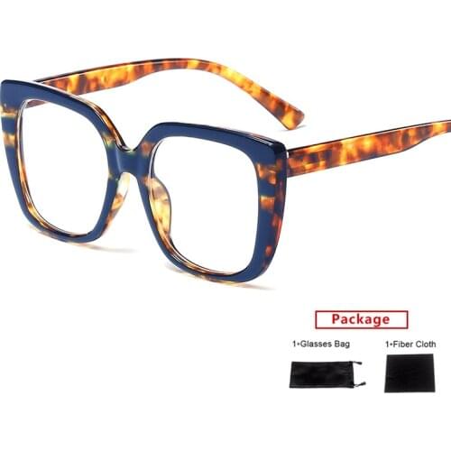 Mimiyou Leopard Acetate Square Glasses Frame Women Retro Optical Eyewear Men Eyeglasses Frame Clear UV400 Brand Designer oculos