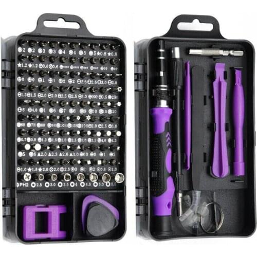 1pcs 115-In-1 Multifunction Screwdriver Suit Screw drive Precision Magnetic Used for Mobile Phone Notebook Clock Repair Tools