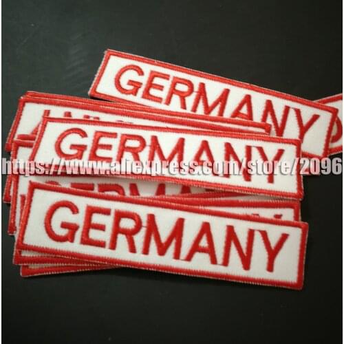 Germany Patches of embroidered Iron On Hells Biker Patch for Motorcycle Jacket Vest Outlaws MC PATCHES badges Stickers applique