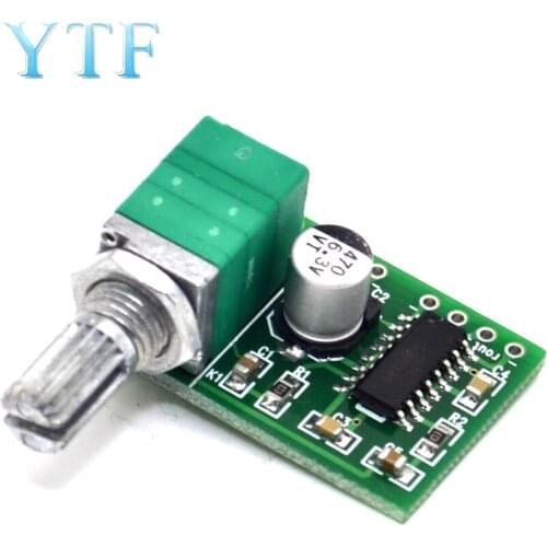 PAM8403 mini 5V digital amplifier board with switch potentiometer can be USB powered