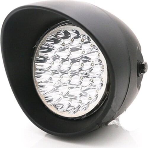 Custom 7" LED Bullet Motorcycle Headlight Head Lamp Front Light For Harley Honda Yamaha Kawasaki Suzuki Cafe Racer Old School