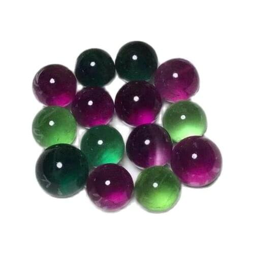 Polished gems Natural Colorful Fluorite Ball Healing Crystals Quartz Sphere Gemstone Sculpture Figurine