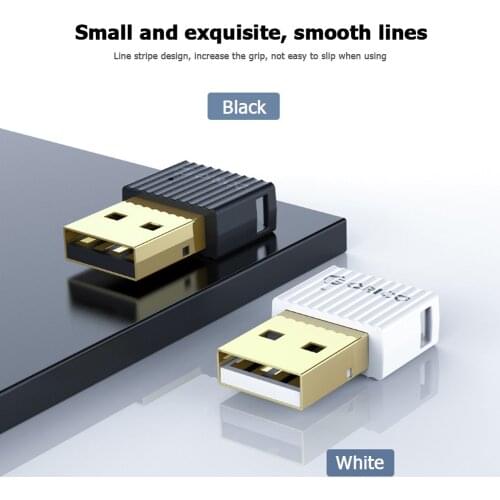 Portable USB Bluetooth 5.0 Adapter Mini Wireless Dongle Receiver PC Adapter Bluetooth Receiver Transmitter BTA-508