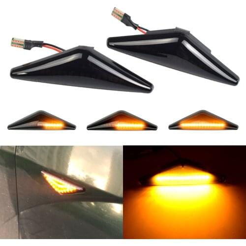 Superb LED Dynamic Turn Signal Side Marker Light For Ford Mondeo MK3 2000-2006 Focus MK1 1998-2004 Auto Accessories