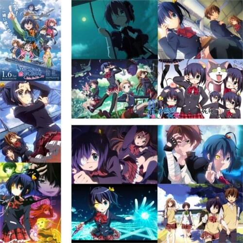 WTQ Retro Poster Chuunibyou Demo Koi Ga Shitai Canvas Painting Anime Posters Wall Decor Wall Art Picture Room Decor Home Decor