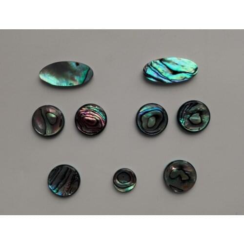 Saxophone real mother of pearl key buttons inlays