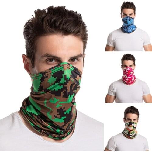 Riding Headscarves Sunscreen Headscarf Sports Biking Scarf Anti UV Windproof Ice Silk Bib Face Cover Neck Gaiter Outdoor Scarf