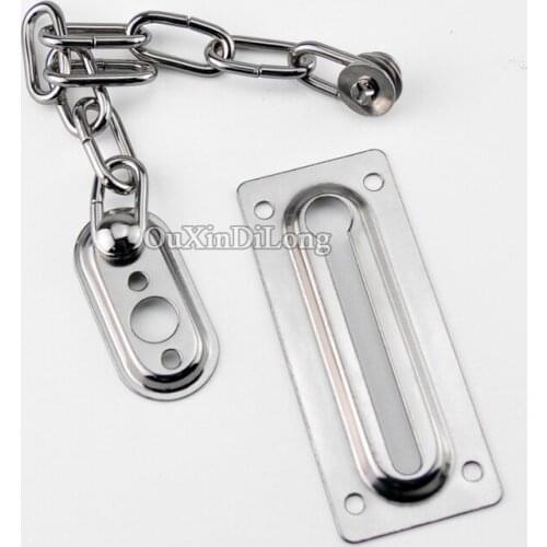 Brand New 2PCS/lot Door Chains Door Safety Guard Latch Security Peep Bolt Locks Cabinet Latches DIY Home Tools