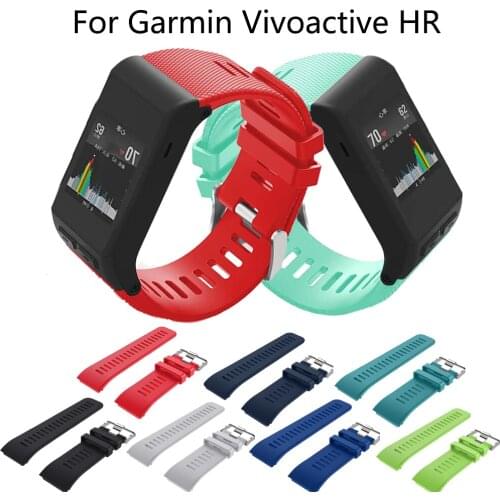 Sport WatchBand for Garmin vivoactive HR Wrist Band Soft Silicone Replacement Bands Strap for Garmin vivoactive HR Strap