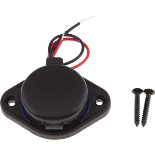 12-24V Waterproof 3.1A Motorcycle Car Dual USB Port Charger Socket Outlet