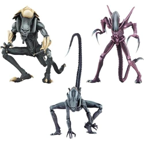 18cm NECA Movie Aliens Razor Claw Arachnoid Chrysalis Action Figure Toy Horror Halloween Gift
