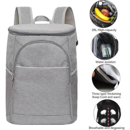 18L Insulated Thermal Cooler Waterproof Picnic Camping Backpack Rucksack Bag for Camping Hiking Camping Equipment tool