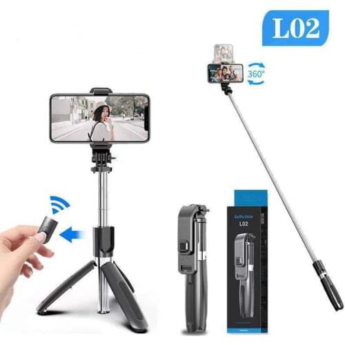 4 In1 Bluetooth-compatible Wireless Selfie Stick Tripod Foldable Monopods Universal for Smartphones for Sports Action Cameras