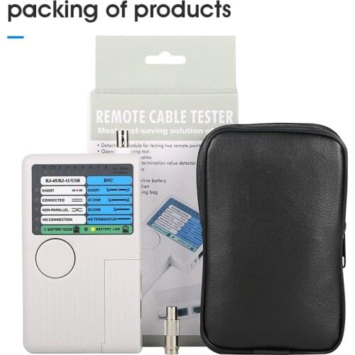 Four in One Remote RJ11 RJ45 USB BNC LAN Network Cable Tester For UTP STP LAN Cables Tracker Detector Top Quality Tool