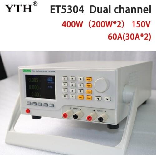 400W 150V 60A Profession Battery Capacity Tester DC Electronic Load Power Programmable Electronic Battery Tester Load Discharge