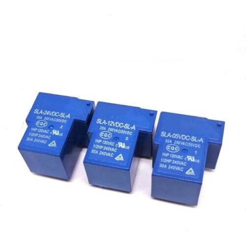 5pcs Relays SLA-05VDC-SL-C SLA-12VDC-SL-C SLA-24VDC-SL-C 5V 12V 24V 30A 6pins