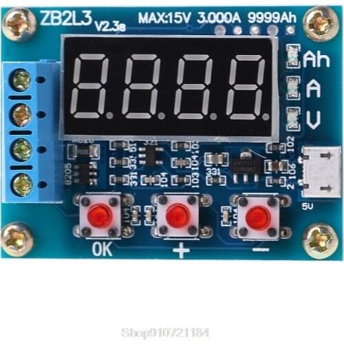 ZB2L3 Li-ion Lithium Lead-acid Battery Capacity Meter Discharge Tester Analyzer