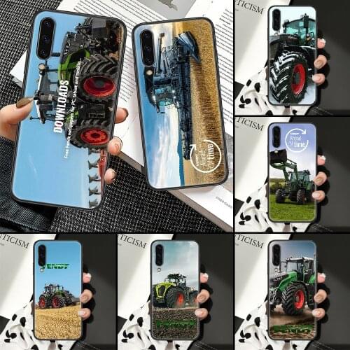 Tractor FENDTS Phone Case For Samsung Galaxy A10 A12 A20E A21S A30 A32 A40 A50 A51 A52 A70 A71 A72 A5 A6 A7 2018 black tpu Etui