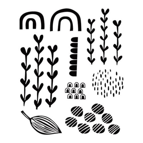 Flower stamp Clear Stamps for Scrapbooking Transparent Silicone Rubber DIY Photo Album Decor 1047