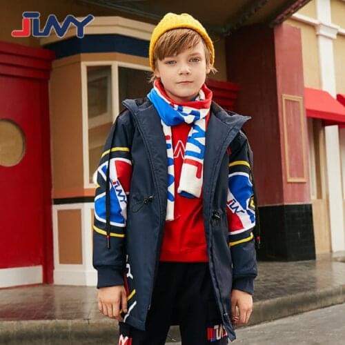 Children Outerwear Warm Coat Boys Sporty Waterproof Windproof Thicken Jackets For Boys Autumn and Winter Kids Clothes For 8-14Y