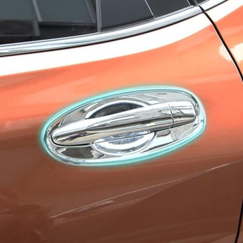 For Nissan Rogue X-Trail 2014 2015 8pcs ABS Chrome Car Exterior Side Door Handles Bowl Cup Cover Trim Protectors
