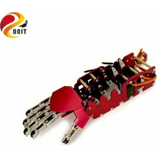 DOIT 5DOF Robot hand/five fingers/Metal Manipulator arm/Mini bionic hand/gripper/robot/car accessories/DIY RC Toy