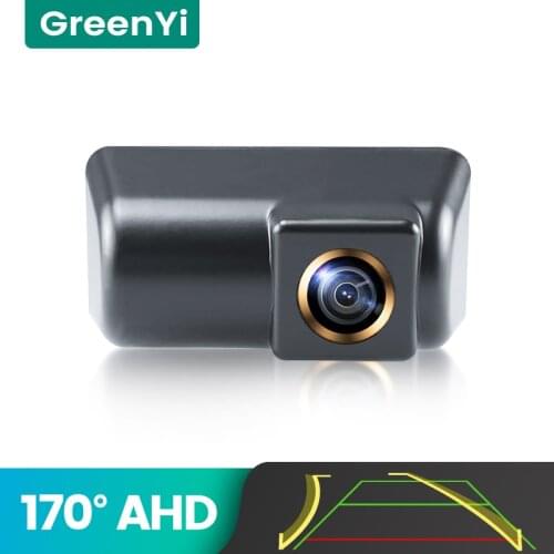 GreenYi 170° AHD 720P Trajectory Car Rear View Camera For Ford Transit Night Vision Reverse Reversing 4 pin Vehicle Parking