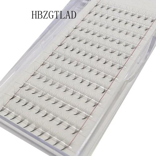 New Arrival Premade Volume Fans 5D/6D Premade Lashes Volume Eyelash Extension Long Sharp Pointy Stem Stem Pre-fan Lash Extension