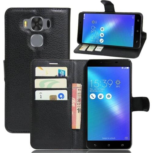 Luxury Wallet Flip Leather Case For Asus Zenfone 3 Max ZC553KL phone Leather back Cover case with Stand Etui Coque funda