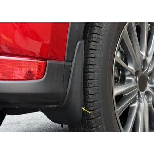 Car Styling Plastic Fender Soft Mudguard Protection Flap Splash Mud Guard Frame For Mazda CX-5 CX5 2nd Gen 2017 2018 2019 2020