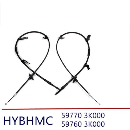 2 PCS parking brake cable back left and right for hyundai Sonata 2006-2010 597703K000 597603K000
