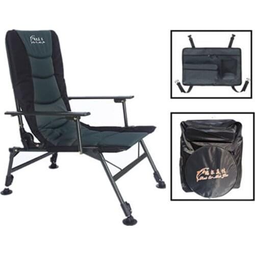 All Terrain Wild Fishing Chair 2021 New European Fishing Chair Folding Multifunctional Fishing Chair Portable Reclining Seat