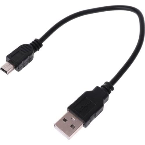USB 2.0 court A mâle vers mini 5 broches B Data Câble cordon adaptateur R9JB
