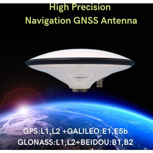 RTK rover gnss antenna zed-f9p GPS antenna high precision navigation antenna, RTK gps antenna Galileo GNSS L1 L2 TOPGNSS