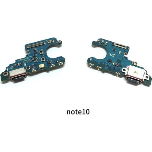 10PCS USB Port Charging Board For Samsung Galaxy Note 10 USB Charging Dock Port Flex Cable Repair Parts
