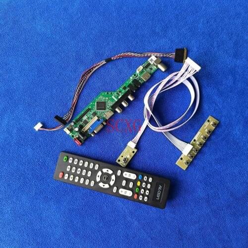 1600*900 LCD LED Fit LP173WD1-TLG1/TLH2/TLN1/TLN2/TLP1/TLP3 Monitor drive board AV VGA USB HDMI-compatible 40Pin LVDS Analog Kit