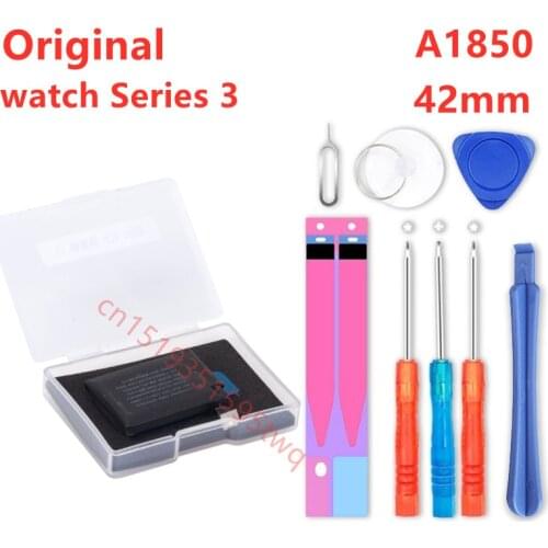Top Battery A1850 For Apple Watch 3 42mm Series3 S3 GPS+LTE Version 352mAh +Tools