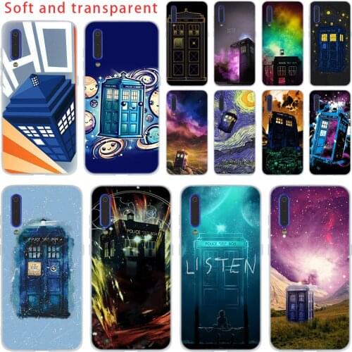 Doctor who tardis artwork blue soft case For Xiaomi 9 8 A2 A3 lite Mi 9t CC9 9se 5X 6 10 Max3 6X Cover Note10 Pro coque