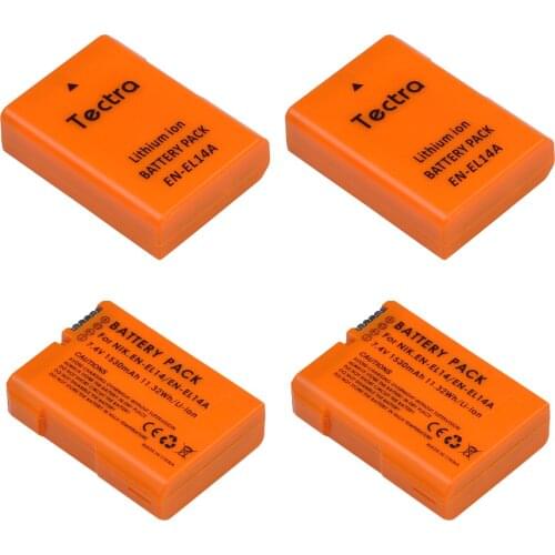 1530mAhEN-EL14a EN-EL14 EL14 Li-ion Battery for Nikon Coolpix P7100 P7700 P7800 D3100 D3200 D3300 D5100 D5200 D5300 MH-24 Camera