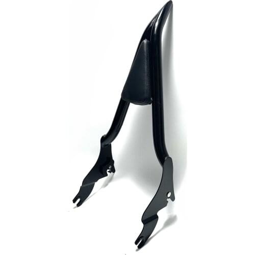 Motorcycle Black Detachable Passenger Backrest Sissy Bar Fit for Harley Touring Street Glide 2009-2021