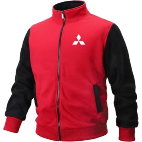 Mitsubishi New Brand Logo Mens England Style Quality Jacket Spring Autumn Jackets Mens Delicate Print Popular Jacket