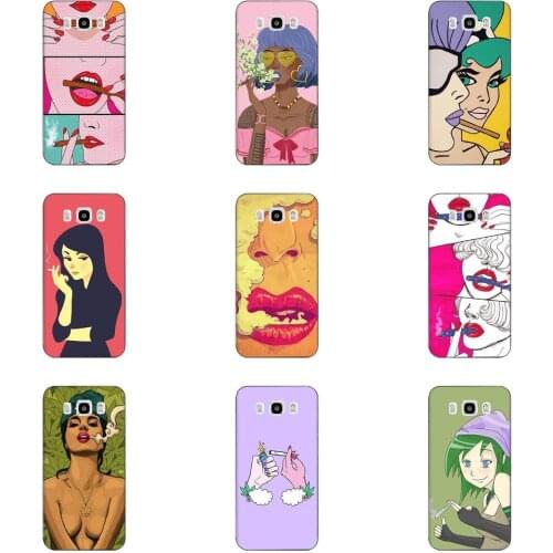 Sexy Smoking Girl For Sony Xperia Z Z1 Z2 Z3 Z4 Z5 compact Mini M2 M4 M5 T3 E3 E5 XA XA1 XZ Premium TPU Protective