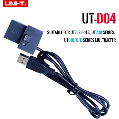 UNI-T UT-D04 Connection Cable USB Interface Computer Data Transimission Line for UT71 UT61 UT60 UT81 UT230 Multimeter